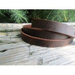 Crazy Horse brown Water Buffalo Leather narrow casual belt, Made in USA , 3/4"  wide, leather belt, narrow leather belt, skinny leather belt