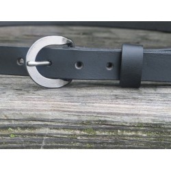 3/4" leather belt Narrow leather belt leather belt for women full grain black leather belt skinney leather belt black narrow leather