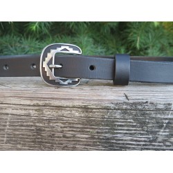 3/4" leather belt Narrow leather belt leather belt for women full grain black leather belt skinny leather belt black narrow leather