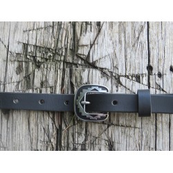 3/4" leather belt Narrow leather belt leather belt for women full grain black leather belt skinny leather belt black narrow leather