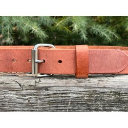 1 1/2" Hermann Oak Harness Leather belt/ Men's  thick  work belt/ gun belt/ casual belt/  Made in USA/  Custom made/ Rugged Belt/ Thick belt