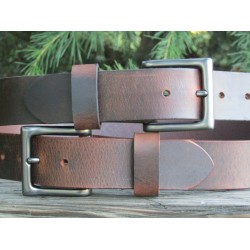 1 1/2" Custom Handcrafted leather belt Mens leather belt Made in USA Water Buffalo leather belt, full grain leather belt,womans leather belt